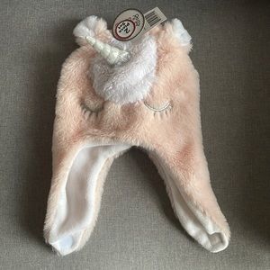 NWT Winter unicorn hat and mittens - size infant